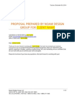 Professional Web Design Proposal Template PDF