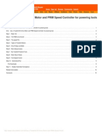 Use A Treadmill DC Drive Motor and PWM Speed Contr