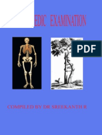 Orthopaedic Examination of A Patient