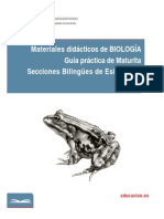 Materiales Didácticos de BIOLOGÍA Guía Práctica de Maturita Secciones Bilingües de Eslovaquia