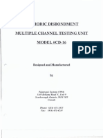 Cathodic Disbondment Mul Tiple Channel Testing Unit MODEL #CD-16