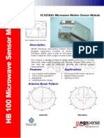 HB100 Microwave Sensor Module Datasheet