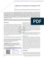 A New Modified Tandem Appliance For Management of Developing Class III Malocclusion