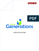 Park Generations Application Form PDF