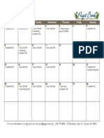 February - April 2015 Calendar