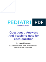 Pediatrics Examination Review