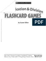 Multiplication & Division Flashcard Games PDF