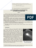 Light Phenomena in The Perception of Sacral Architecture