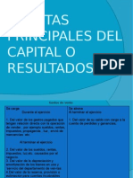 CUENTAS PRINCIPALES DEL CAPITAL O RESULTADOS 2da