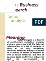 Factor Analysis