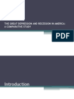 The Great Depression and Recession in America