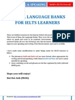 (MrBi) Useful Language Banks For IELTS Learners