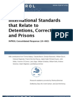 International Standards That Relate To Detentions, Corrections, and Prisons (CR 10-002)