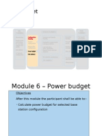 Power Budget: Pre-Planning Detailed Planning Post - Planning