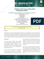 Development of Hot Cells and Their Embedded Parts