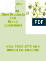 New Products and Brand Extensions