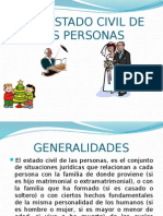 Del Estado Civil de Las Personas