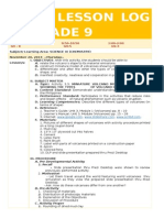 Lesson Log in Grade 9 (Earth Sci-Volcanoes)