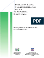 Legislación Básica de La Administración Pública RD - USAID PDF