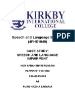 Speech and Language Studies