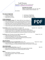 Leah Peterson Resume