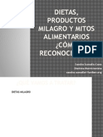 Dietas y Productos Milagro y Mitos Alimentarios