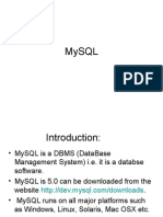 Mangala Deshpande MySQL0710