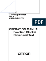 W447-E1-08 - CX-Programmer V8.1 Operation Manual Function Blocks Structured Text