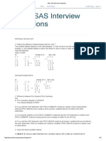 Base SAS Interview Questions