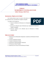 Unidad 1 - El Patrimonio Historico y Cultural de Un Pais