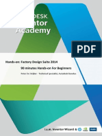 Hands-On: Factory Design Suite 2014 90 Minutes Hands-On For Beginners