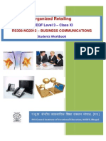 Psscive - Nic.in PDF Nvqef Retail Level3 SWB RS308 - Business Communication Final