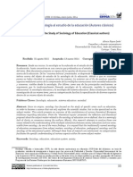 Articulo de Los Aportes de La Sociologia de La Educación