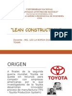 Lean Construction