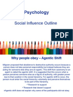 Social Influence F P