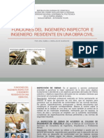 Funciones Del Ingeniero Inspector y Residente