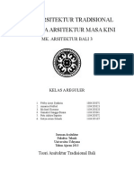 Teori Arsitektur Tradisional Bali Pada Arsitektur Masa Kini