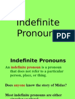 Indefinite Pronouns Powerpoint