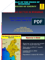 Oil and Gas Sector in Myanmar: Warmly Welcome All Delegates From United State of America