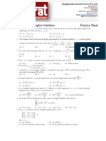 Complex Numbers Practice Sheet