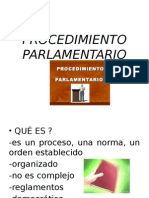 Procedimiento Parlamentario