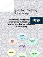 Techniques For Teaching Vocabulary