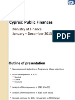 Fiscal Developments 2013 and Medium Term Prospects