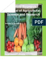 Academic Research Journal of Agricultural Science and Research, Volume 3, Number 2