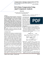 12 Lead ECG Data Compression Using Principal Component Analysis