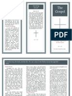 Gospel Tract Brochure Blank Address