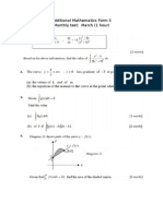 Additional Mathematics Form 5