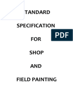 Standard Specification FOR Shop AND Field Painting