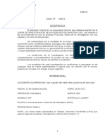 Informe Final Sobre El Accidente de José Luis Gioja