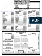 Attributes & Abilities: Physical Mental Social